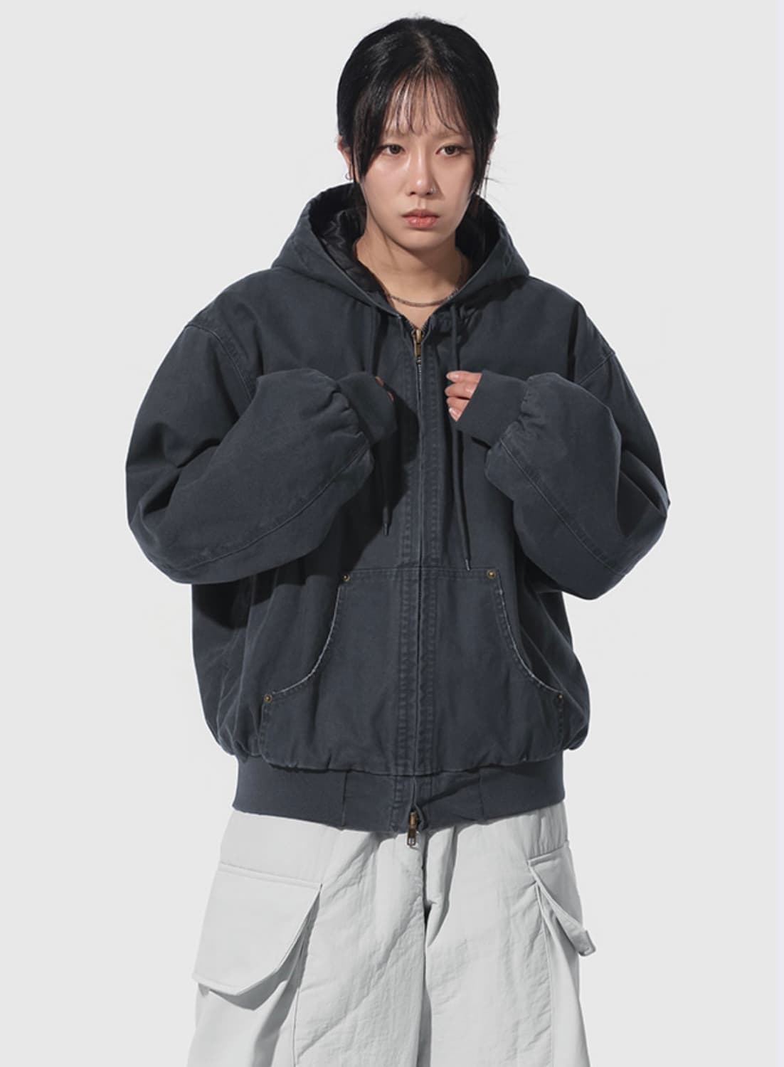 DOZ 빈티지 워크 점퍼 자켓 상품이미지6