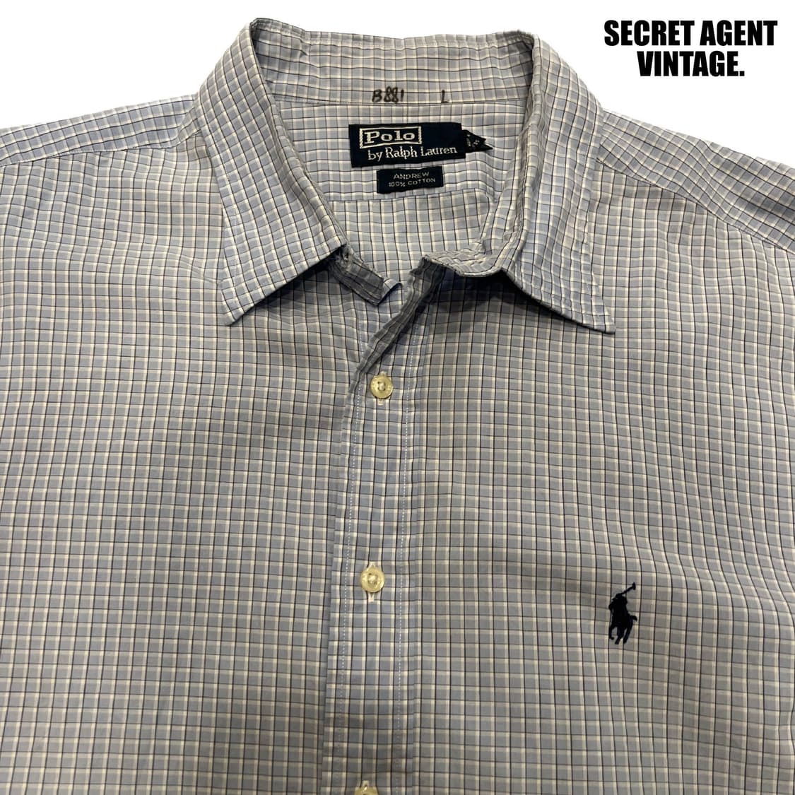 폴로 엔드류 코튼 그래프 체크셔츠 상품이미지2