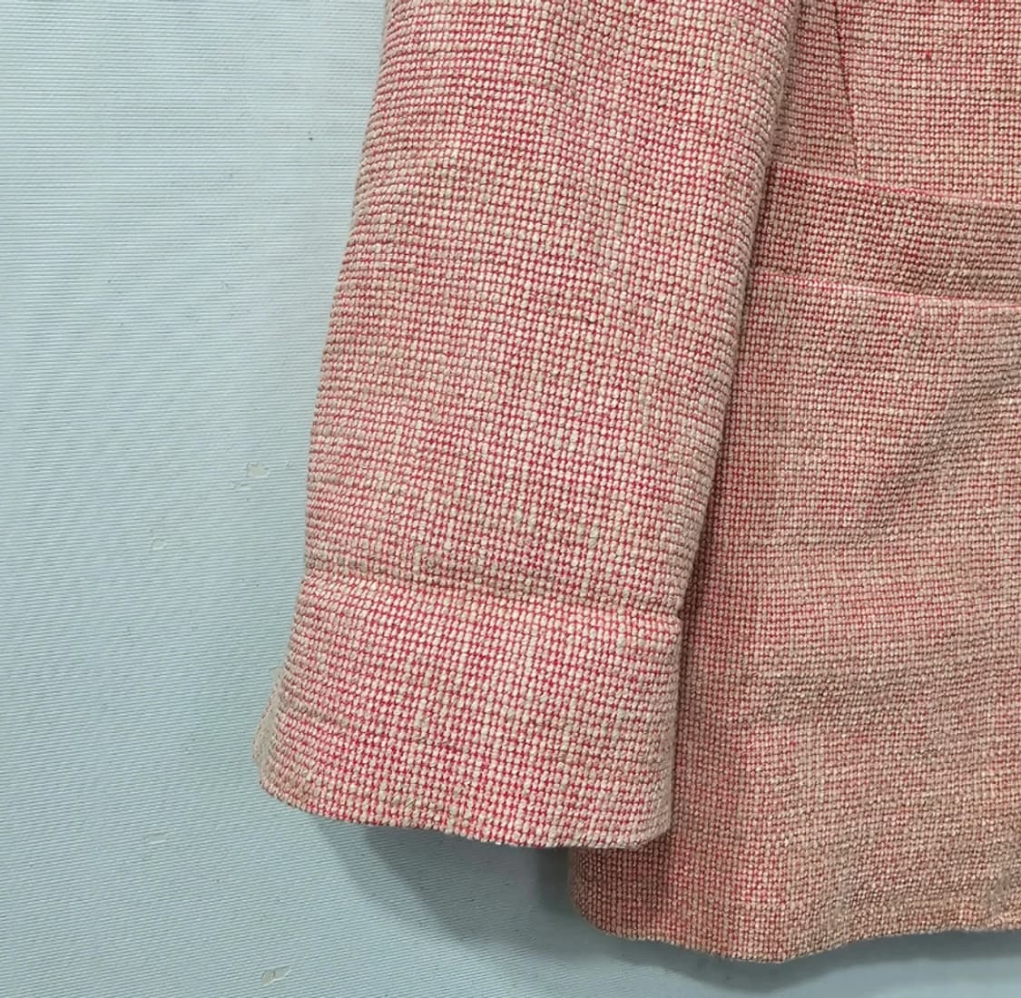 LANVIN 랑방 핑크 트위드 자켓 ~55 상품이미지4