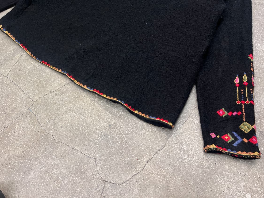 에스닉 자수 울 가디건 상품이미지7