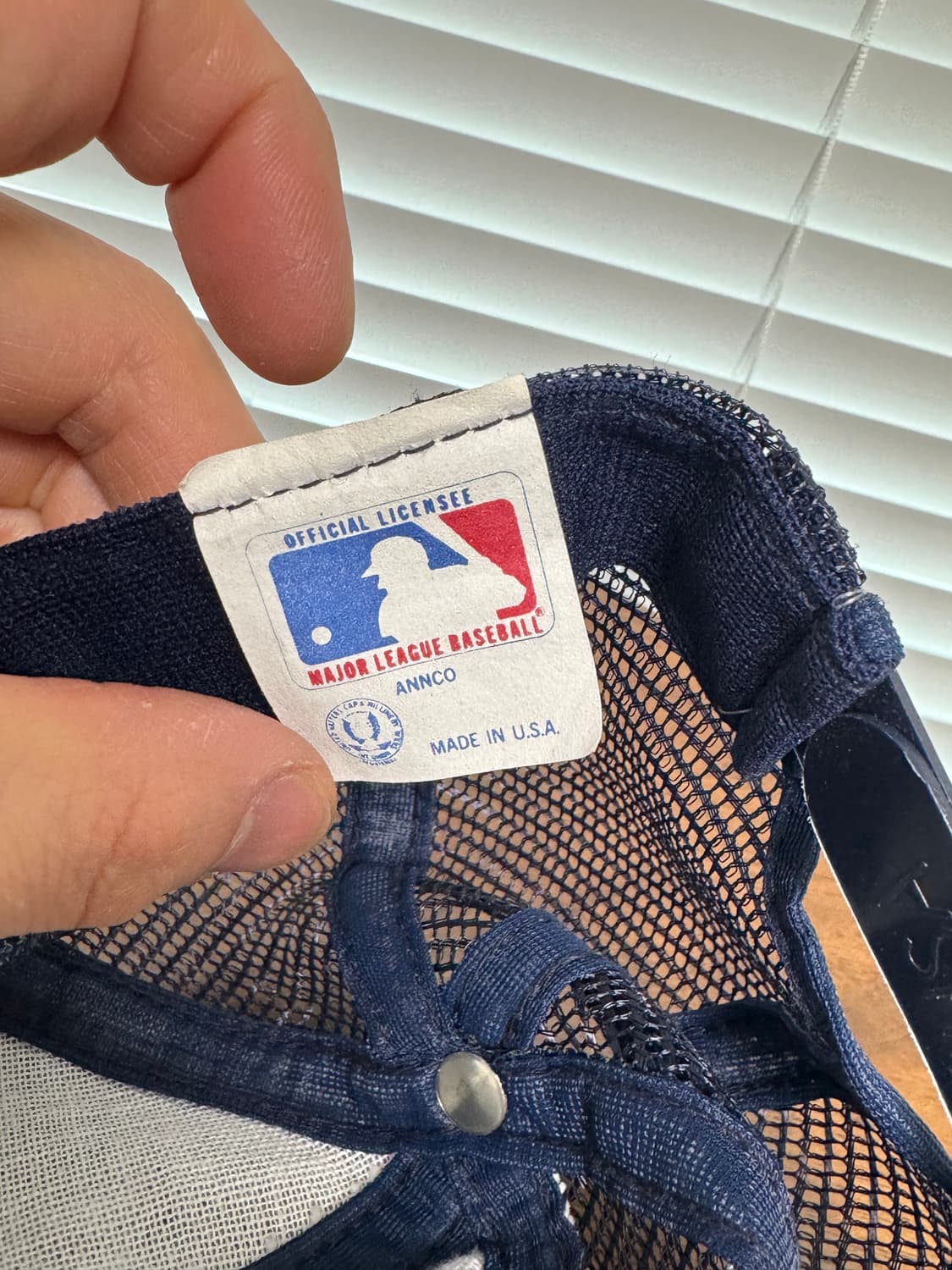 90s 뉴욕 양키즈 트러커 햇 usa made (키즈 사이즈) 상품이미지5