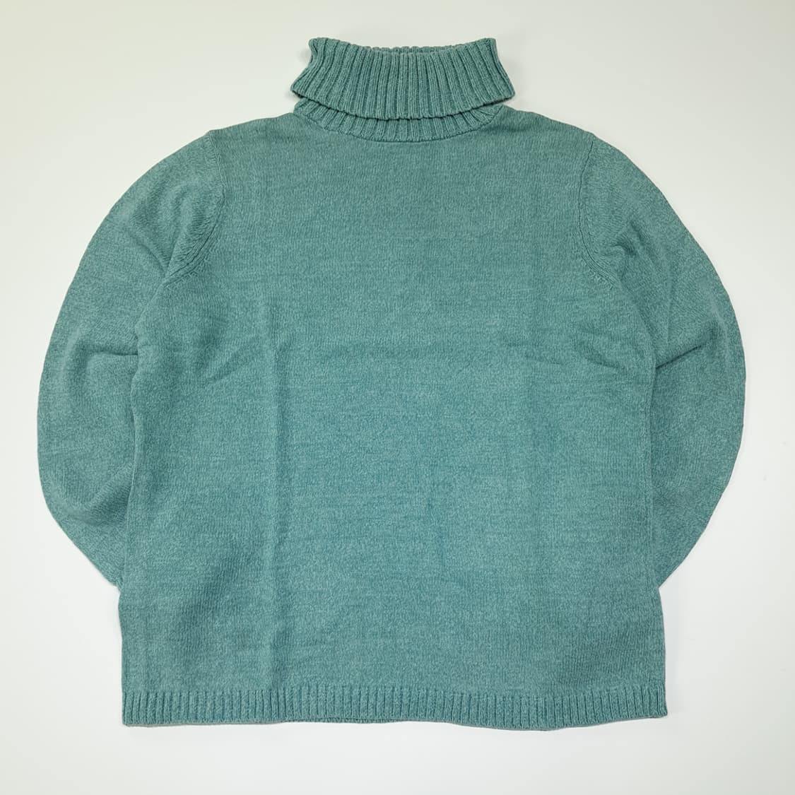 CL352 XL 엘엘빈 00s 터틀넥 민트그린 니트 스웨터 상품이미지1
