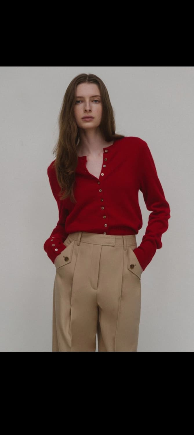 엘보른 캐시미어 가디건 Cashmere Silk Cardigan S 상품이미지3