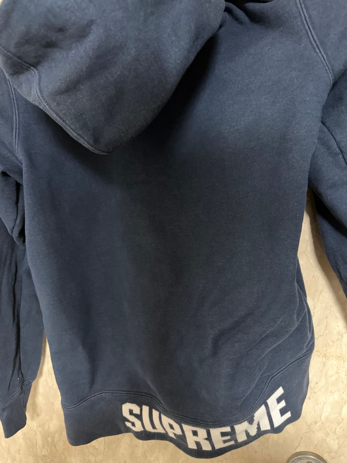 슈프림 백로고 후드집업 상품이미지2