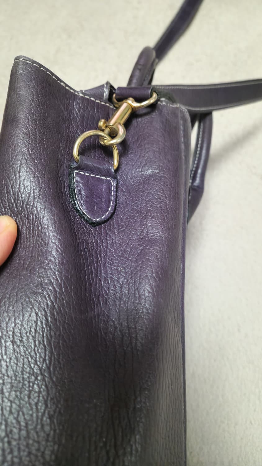 JPN -퍼플 크로스 빅가방 상품이미지5