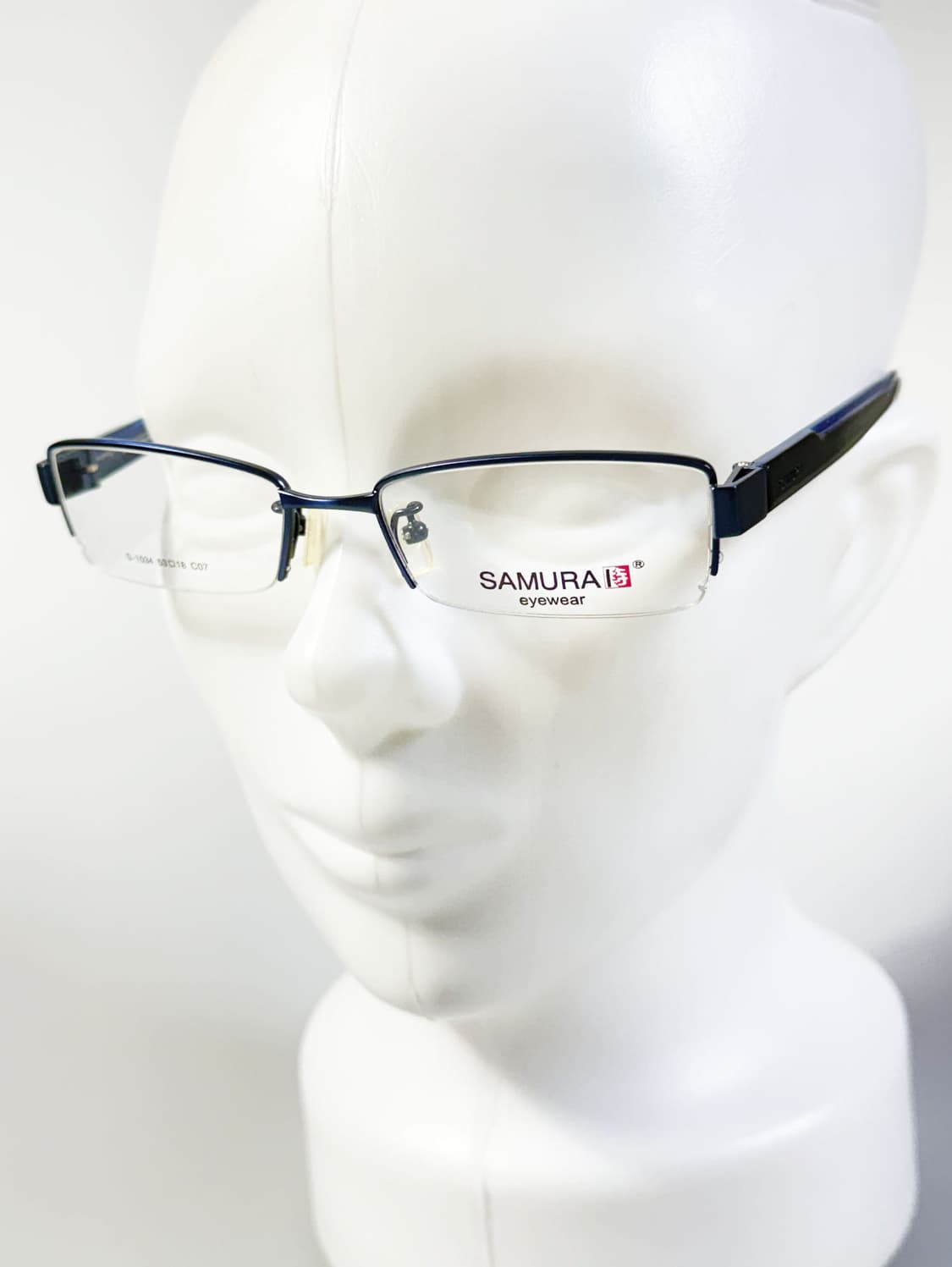 SAMURAI EYEWEAR 반무테 스퀘어 메탈 빈티지 안경 상품이미지8