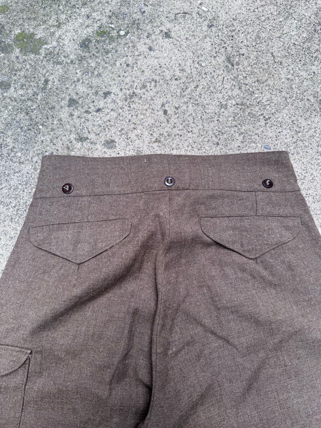 50s 100% Wool Battle Dress Pants NZ Made 상품이미지6
