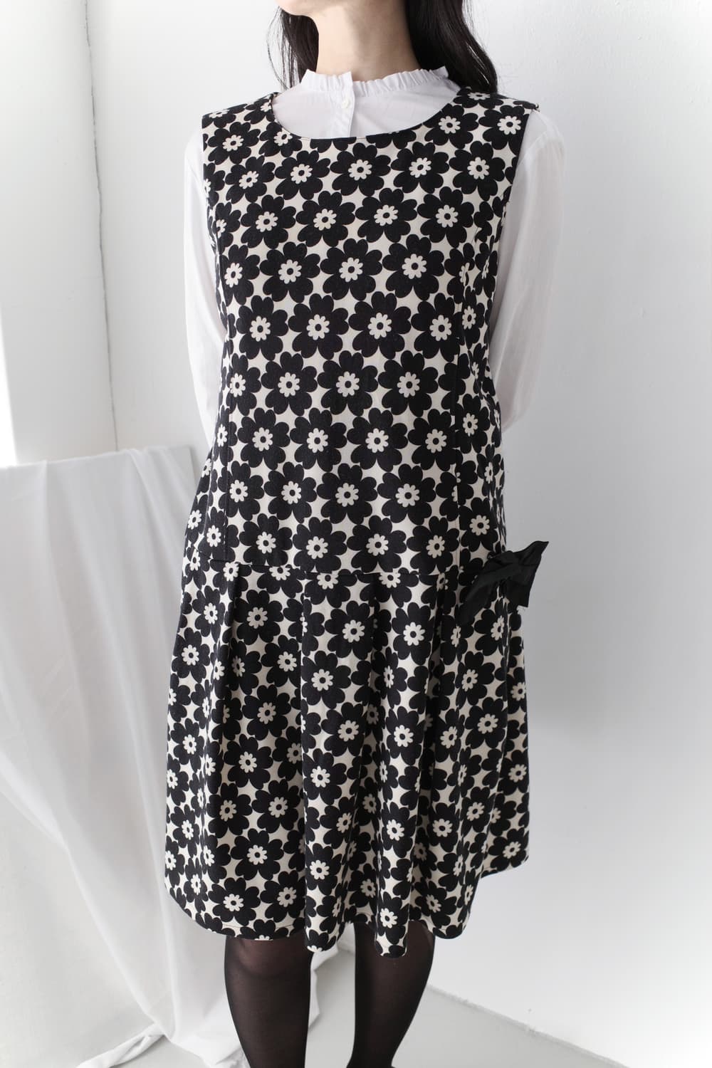 flower ribbon one-piece 상품이미지6