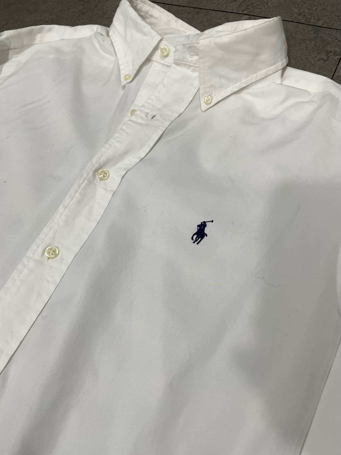 폴로릴프로렌 블랙포니 화이트셔츠 상품이미지3