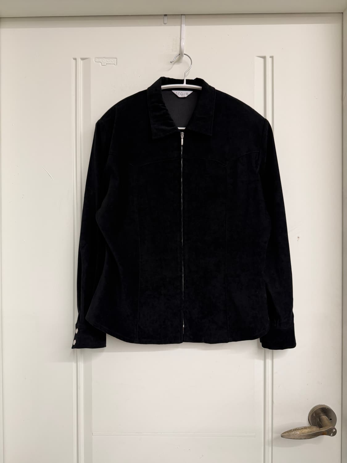 일본빈티지 블랙 스웨이드 웨스턴셔츠 자켓 상품이미지5