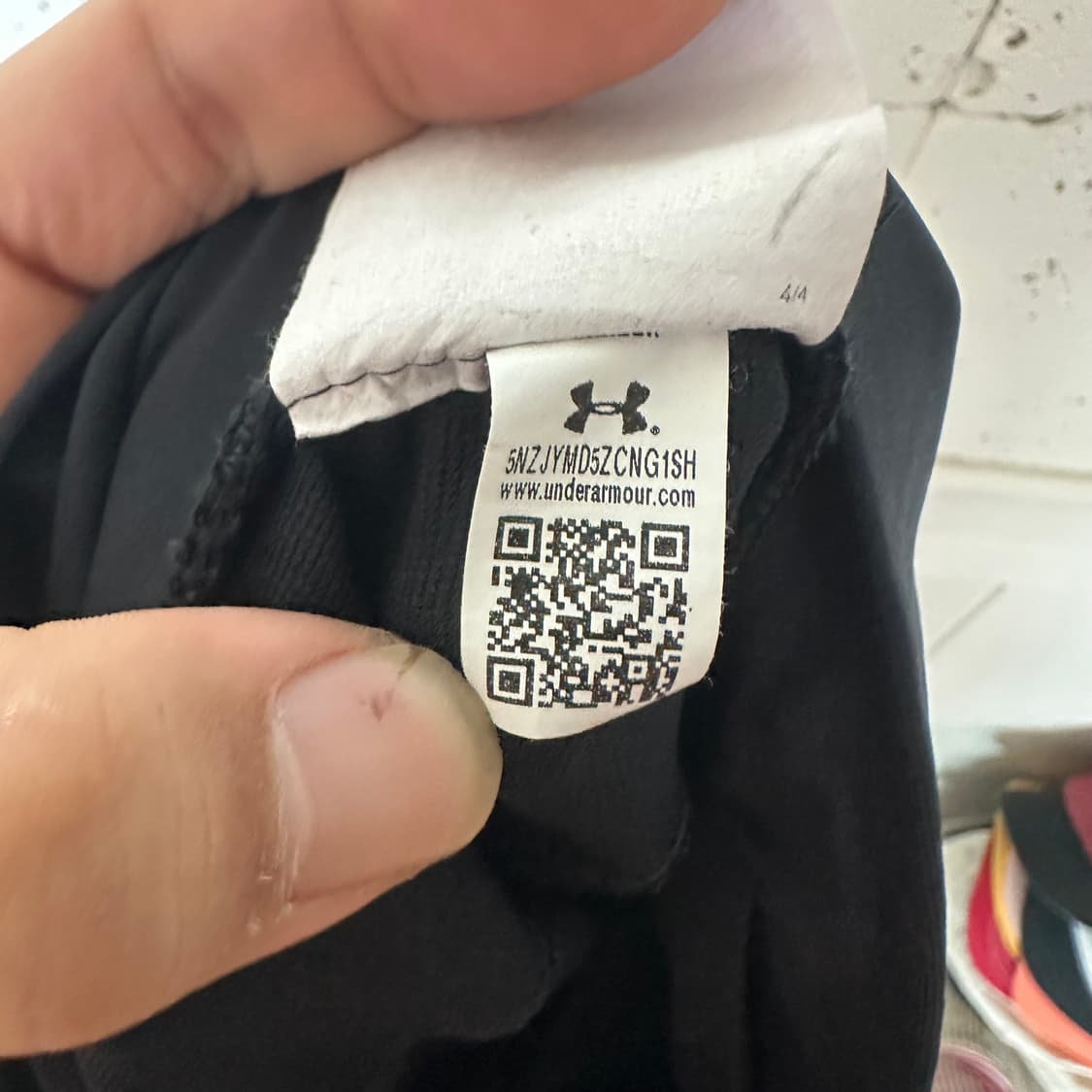 M 언더아머 러닝 조거팬츠 블랙 상품이미지7