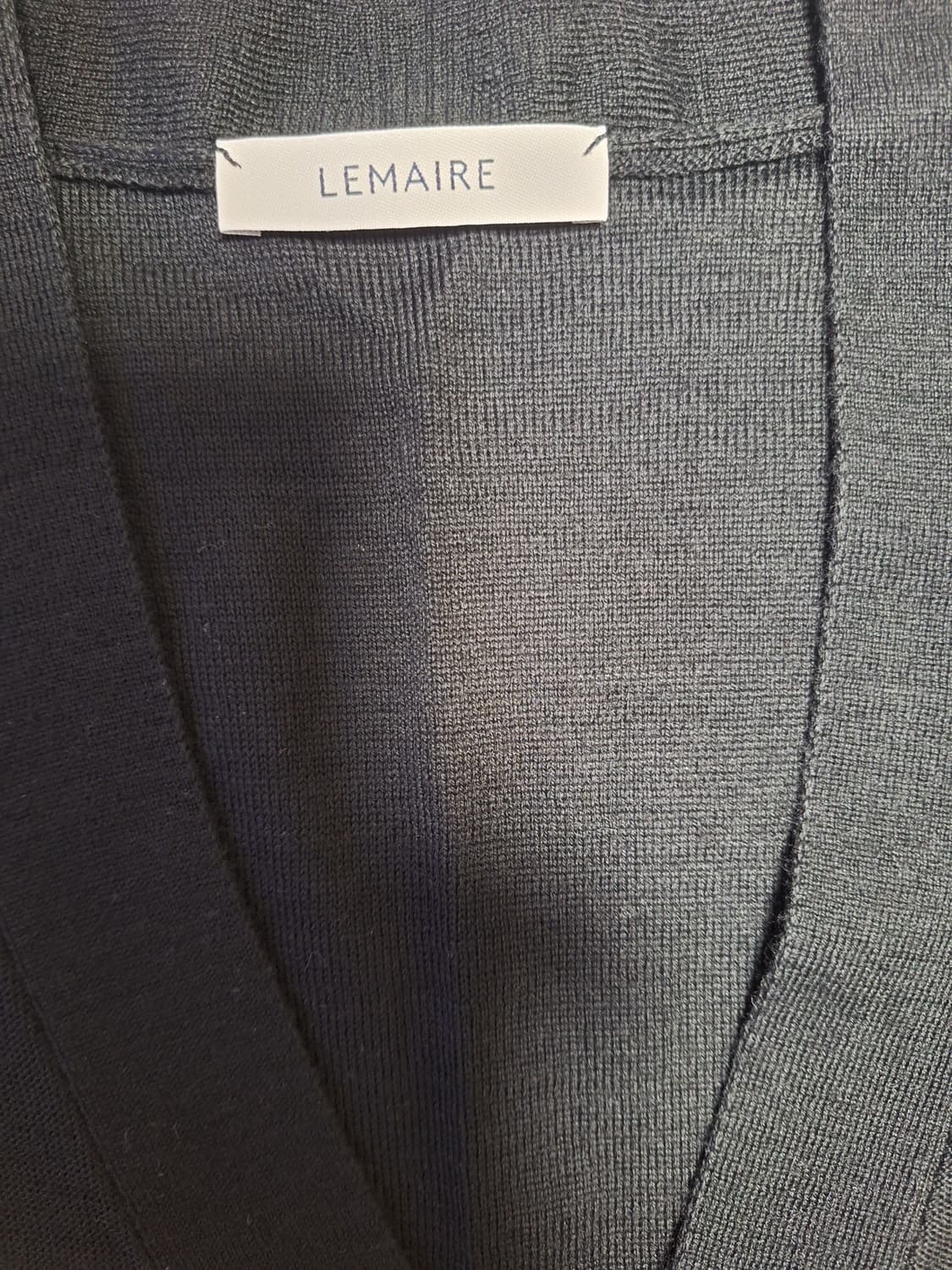 [S] 르메르 25SS 트위스트 울 가디건 블랙 S 상품이미지3