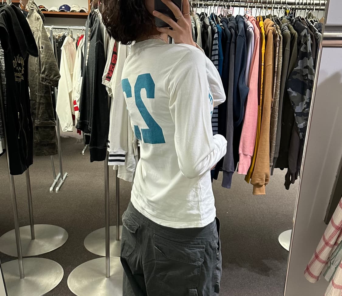 L)챔피온 빈티지 테니스 프린팅 롱슬리브 상품이미지2