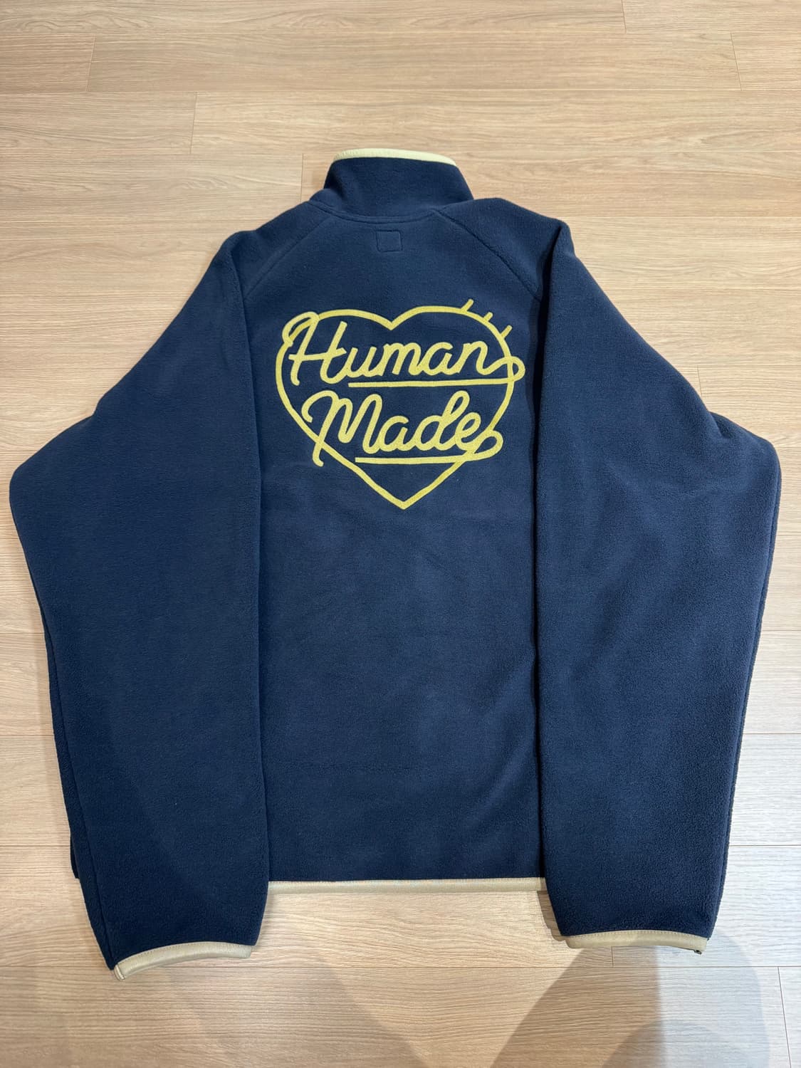 휴먼 메이드 플리스 하프집업 풀오버 네이비 상품이미지4