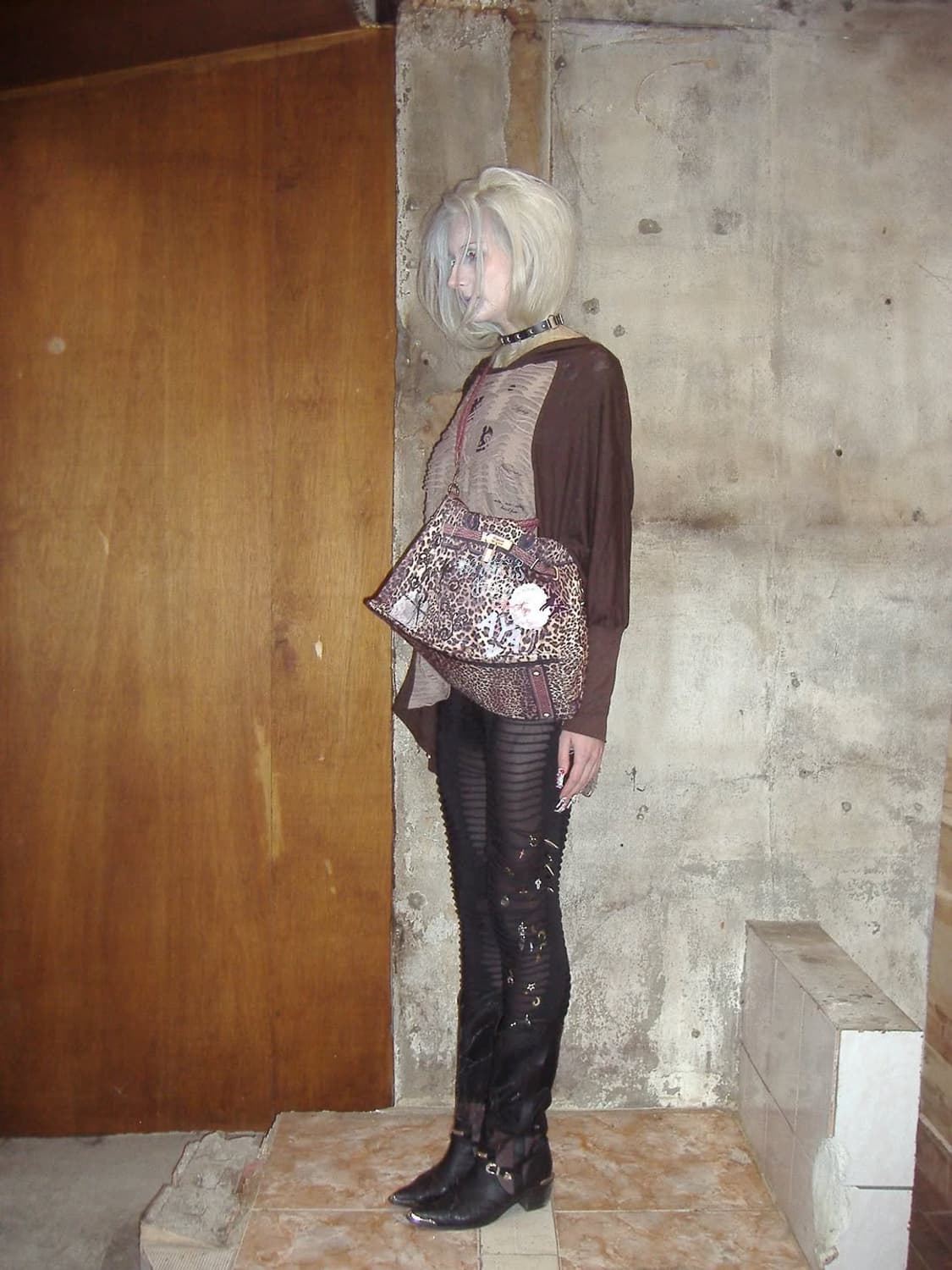 Cross leopard print bag 상품이미지4