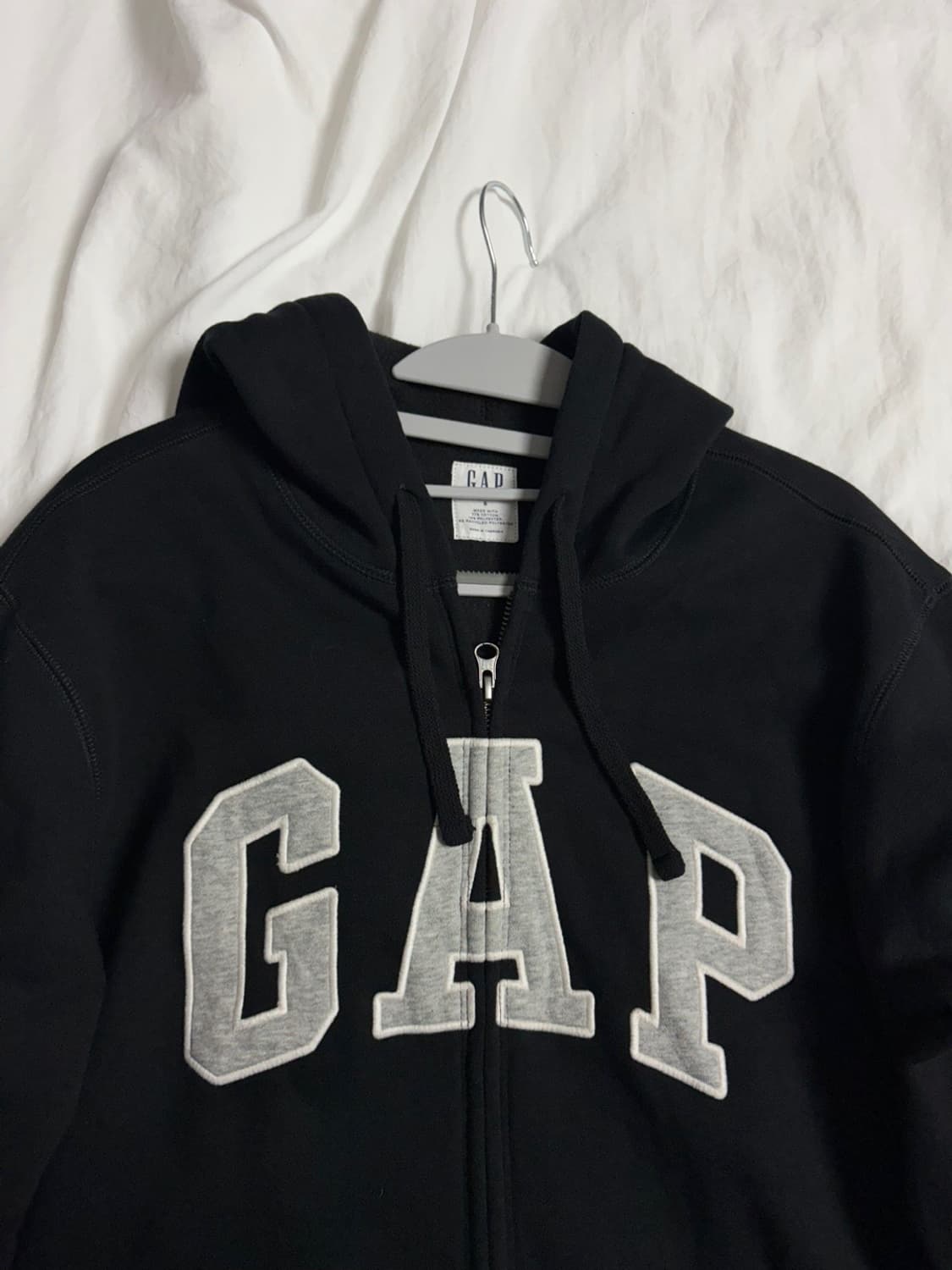 갭 블랙 후드집업 상품이미지4
