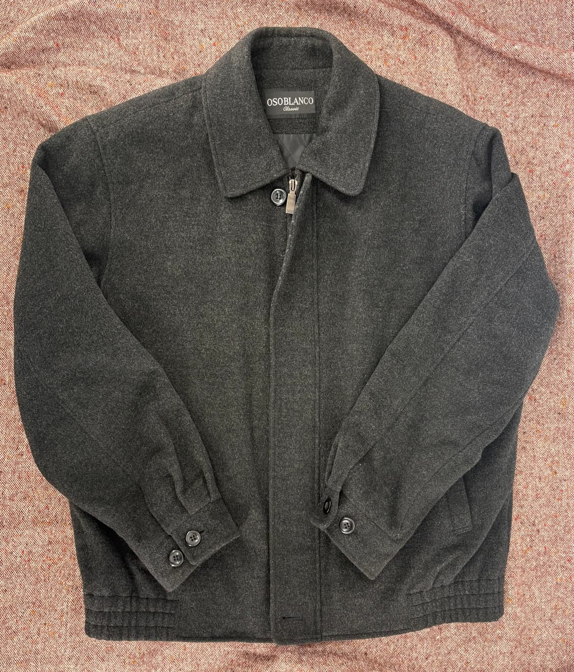OSOBLANCO 클래식 울 자켓 (Charcoal Gray) a229 상품이미지1