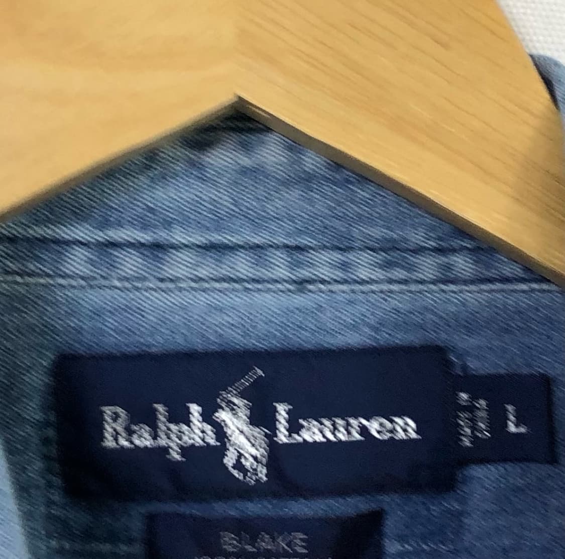 XL 폴로 데님 셔츠 상품이미지3