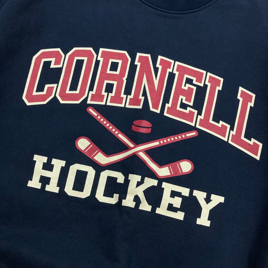 에스피오나지 네이비 컬러 코넬 하키 빅로고 맨투맨 상품이미지2