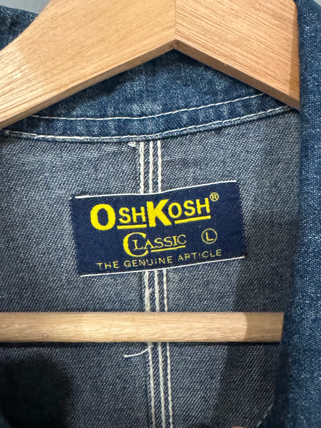 Oshoksh 오시코시 스티치 데님 워크 초어자켓 상품이미지4