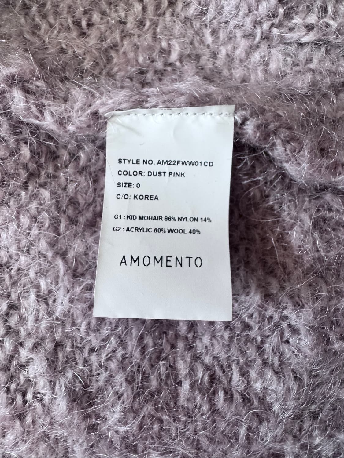 [M]아모멘토 그랜마 핑크 가디건 상품이미지7