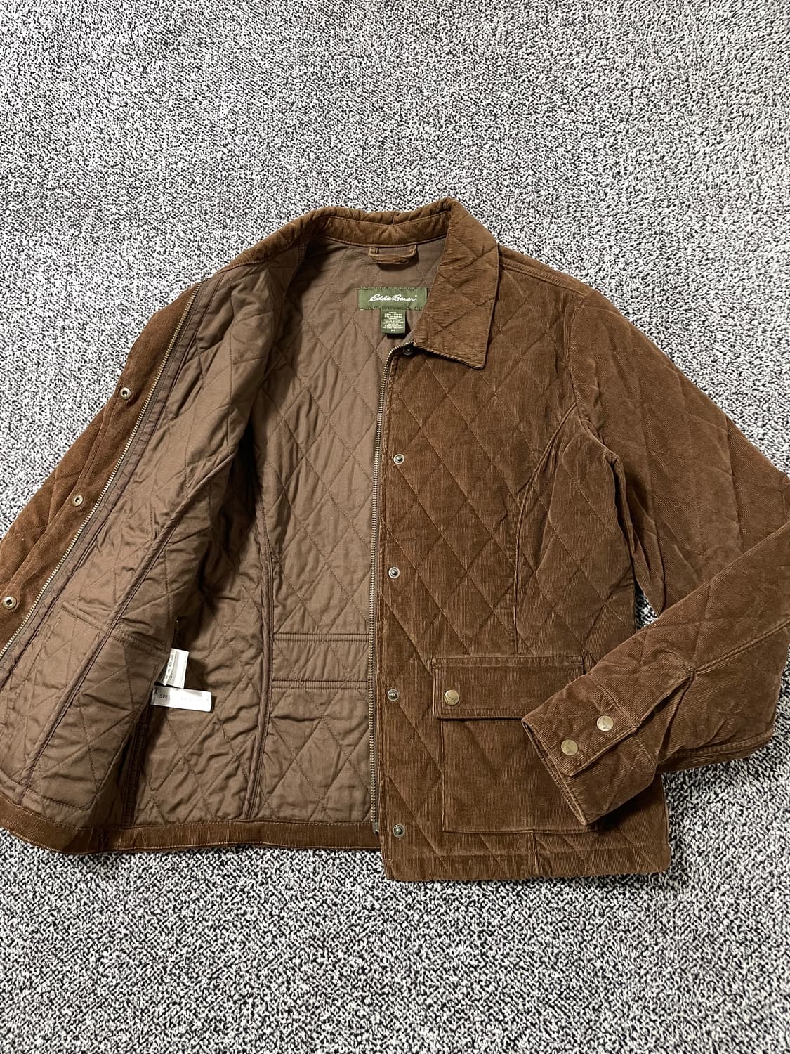 빈티지9. 에디바우어 Eddie Bauer 퀼팅 코듀로이 자켓 점퍼 상품이미지3