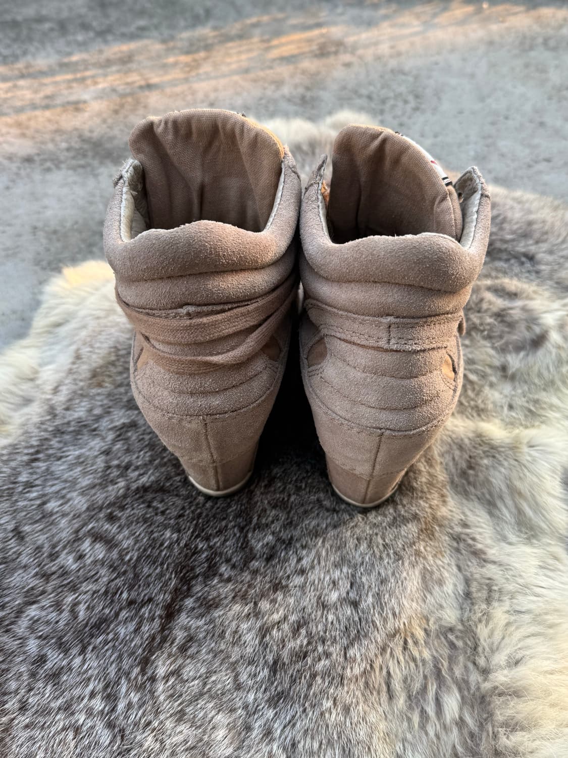 Ash 보위 웨지힐 하이탑 스니커즈  상품이미지4