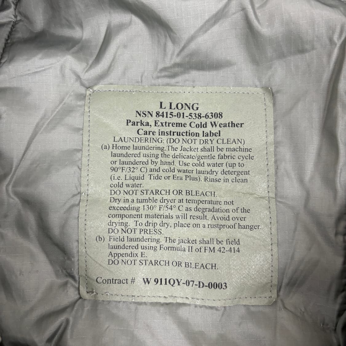 Ecwcs 프리마로프트 레벨 7  상품이미지7