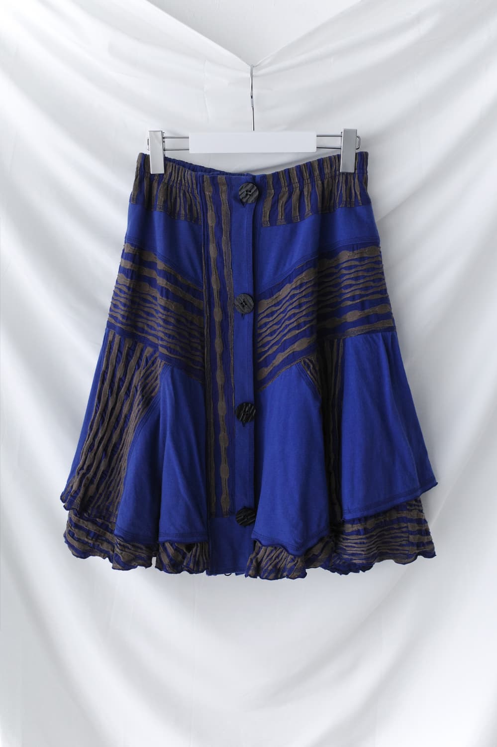 eiko kondo) button stripe skirt 상품이미지2