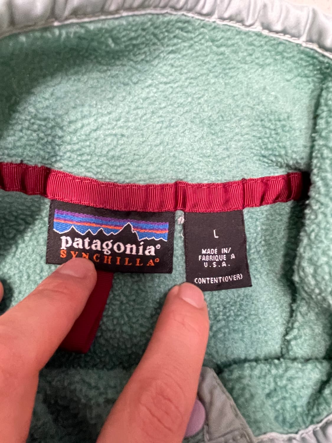 [L] 90's 파타고니아 빈티지 신칠라 민트 상품이미지3