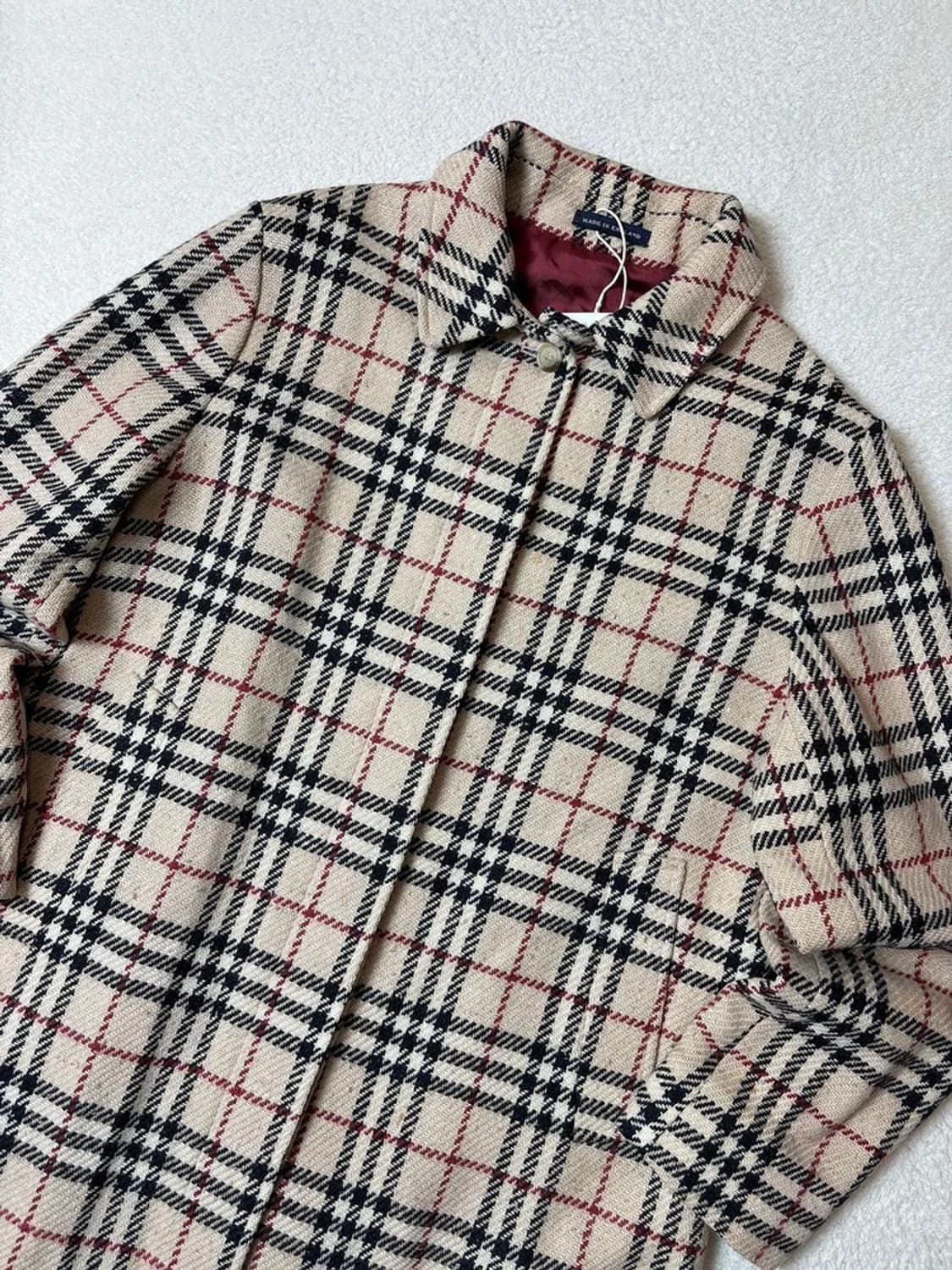 버버리 90's 노바체크 울 100% 시그니처 코트 PN6598    상품이미지2