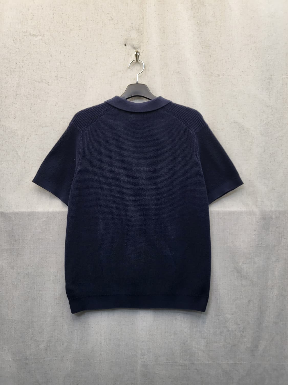 마시모두띠 네이비 니트 반팔 폴로티 상품이미지2