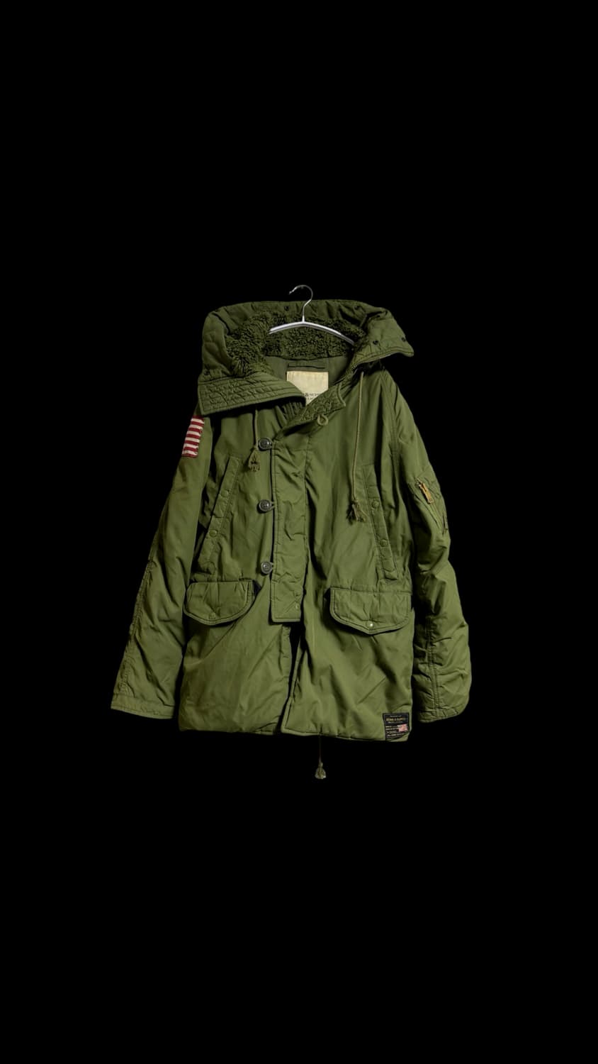 폴로 랄프로렌 데님엔 서플라이 n-3b 밀리터리 파카 상품이미지1