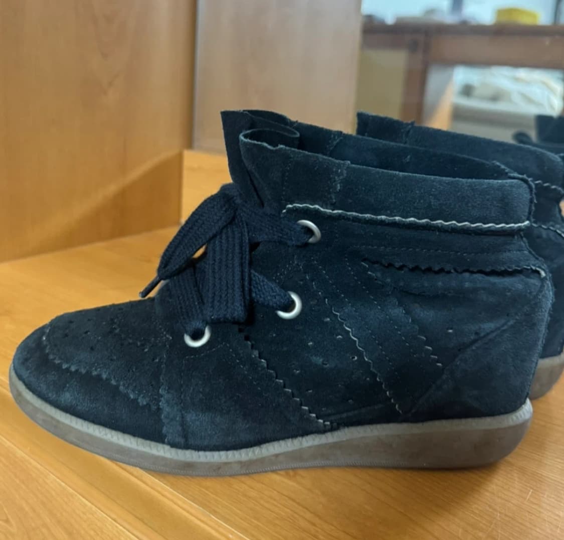 Isabel marant 이자벨마랑 에뚜왈 바비 블랙 웨지 스니커즈 37 상품이미지2