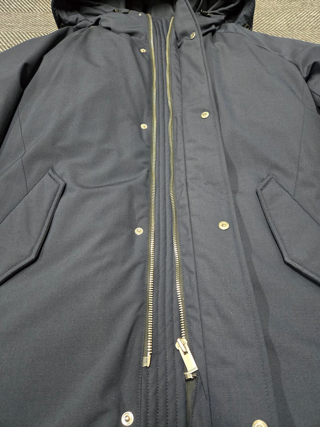 한섬 시스템 옴므 구스다운패딩 롱패딩 상품이미지5