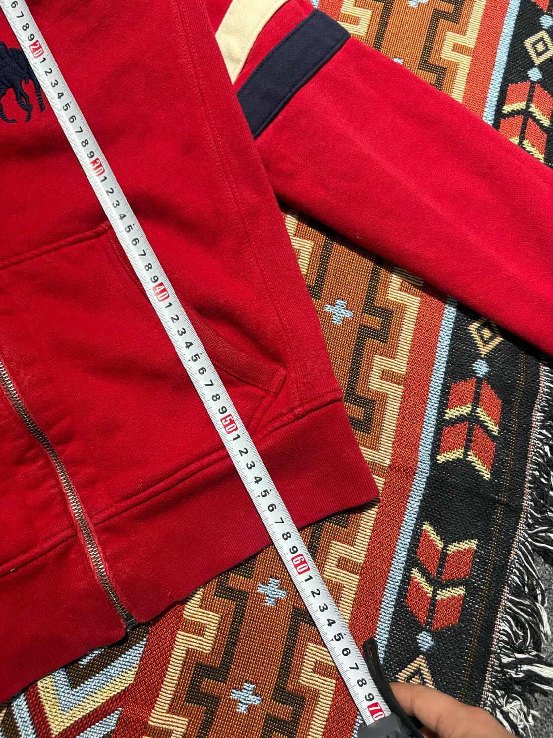 폴로 빅포니 사이드라인 빈티지 후드집압 상품이미지5