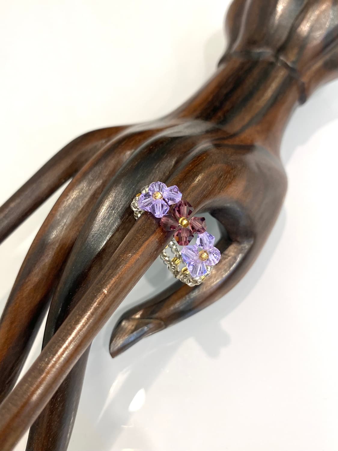 vintage beads ring💜 상품이미지1