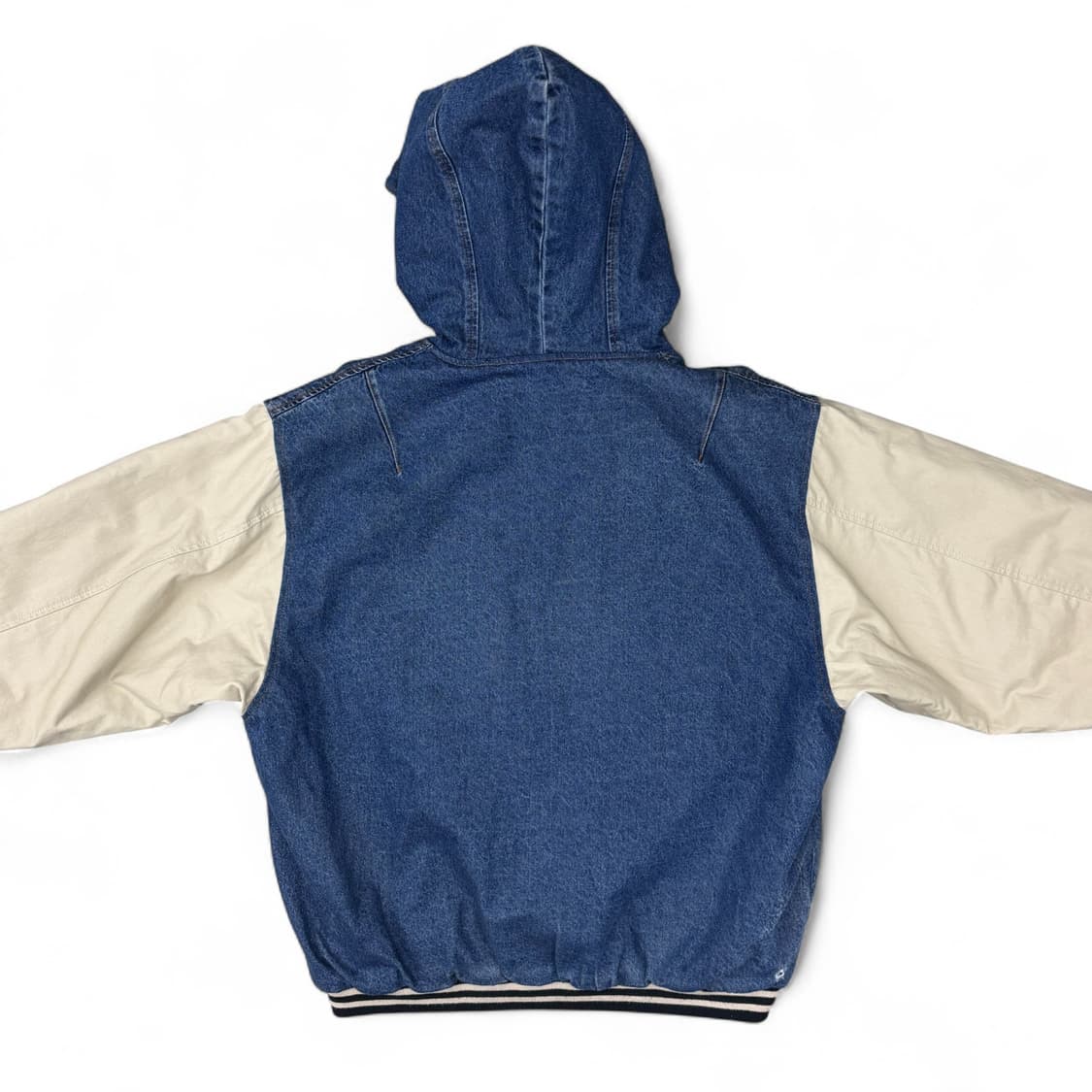 2020 엑스라지 후디드 바시티 데님 자켓 상품이미지2