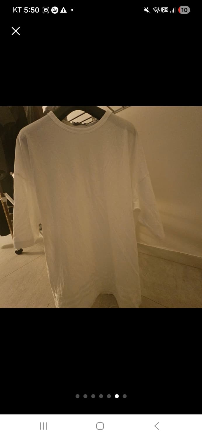 17만원)와이쓰리 Y-3 HG6090 오버사이즈 반팔 티셔츠 M 아디다스 상품이미지5