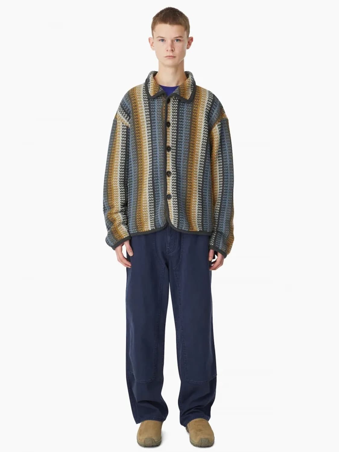 XL)디스이즈네버댓 크로켓 니트 가디건 상품이미지1