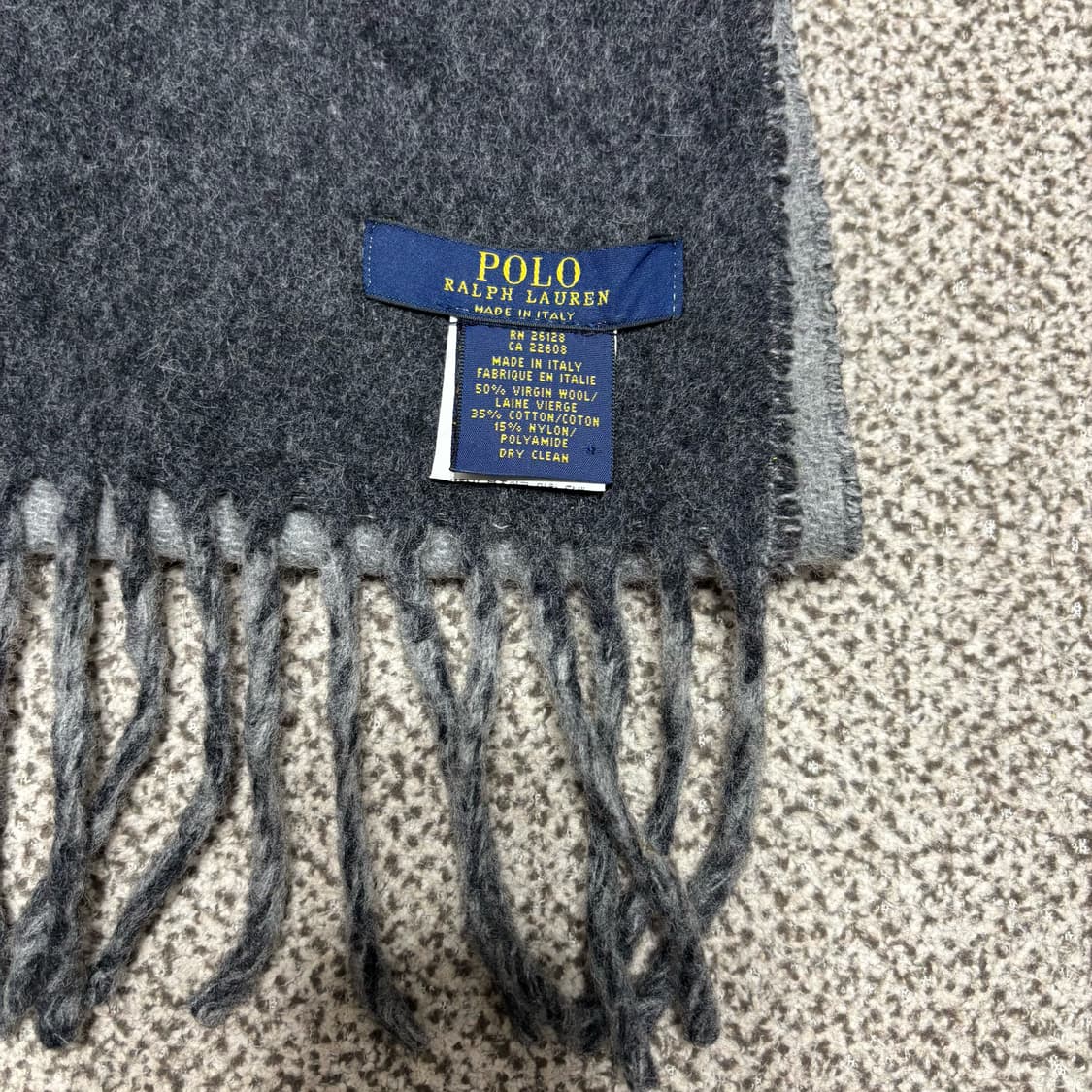 [택포,울50] 폴로 랄프로렌 투웨이 이태리 머플러 목도리 [A+] 상품이미지3