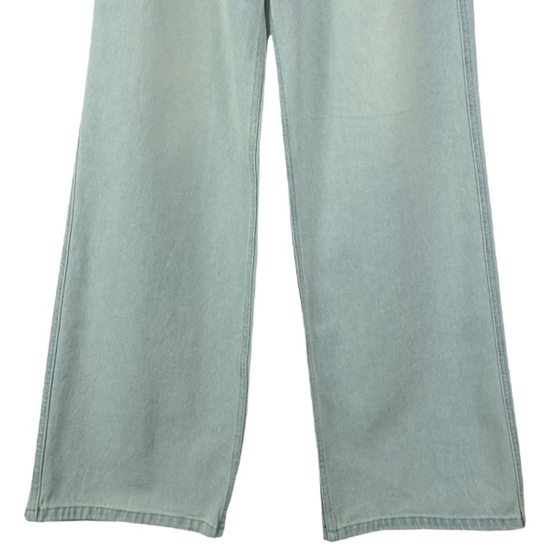 [LEEY YEEL] 아이스워싱 스터드 리벳 와이드 데님팬츠 M19814 상품이미지5