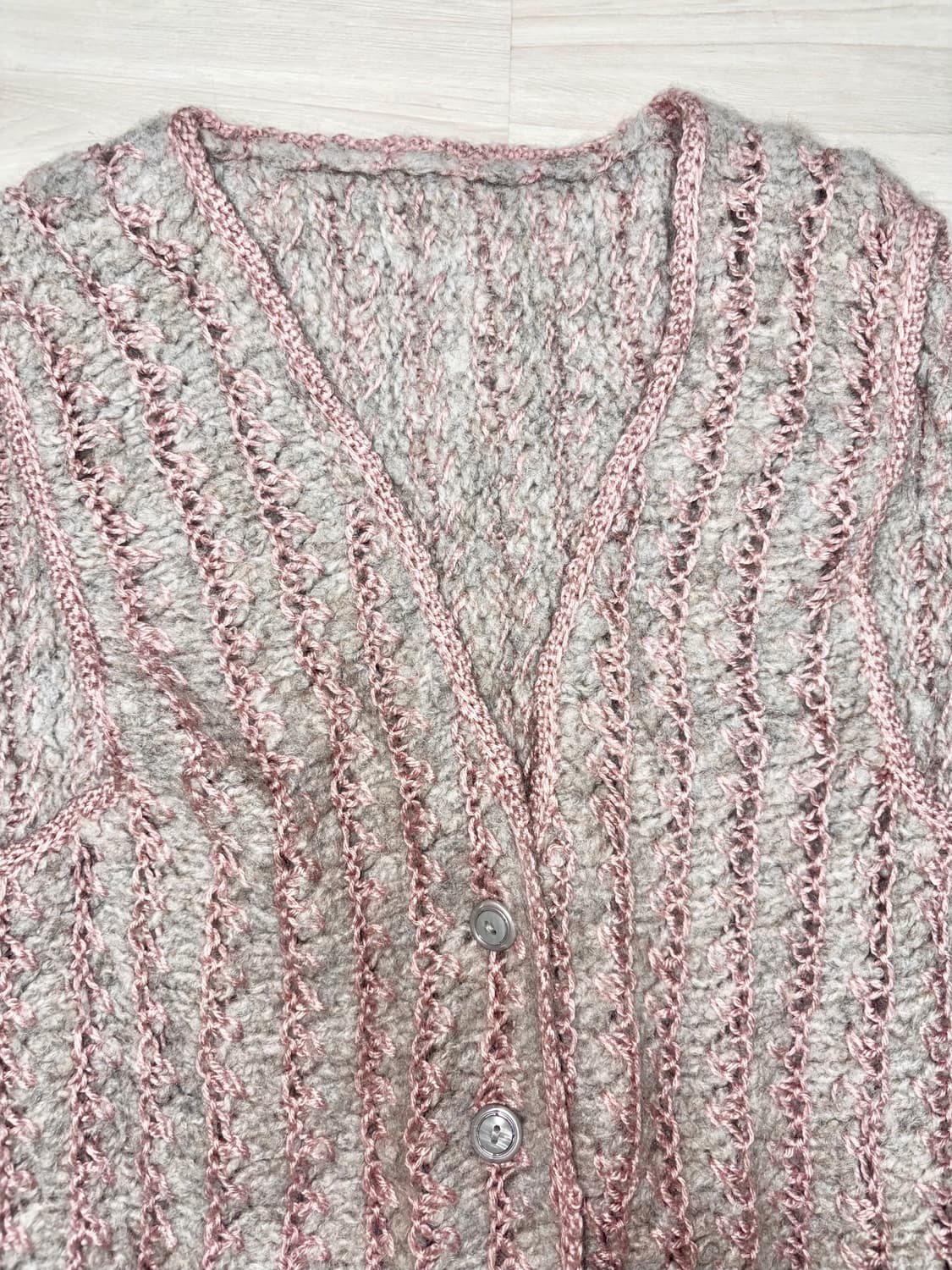 빈티지 니트 페어리 모리 조끼 라떼갸루 히메갸루 오네갸루 로걀 크루빈티지 상품이미지2