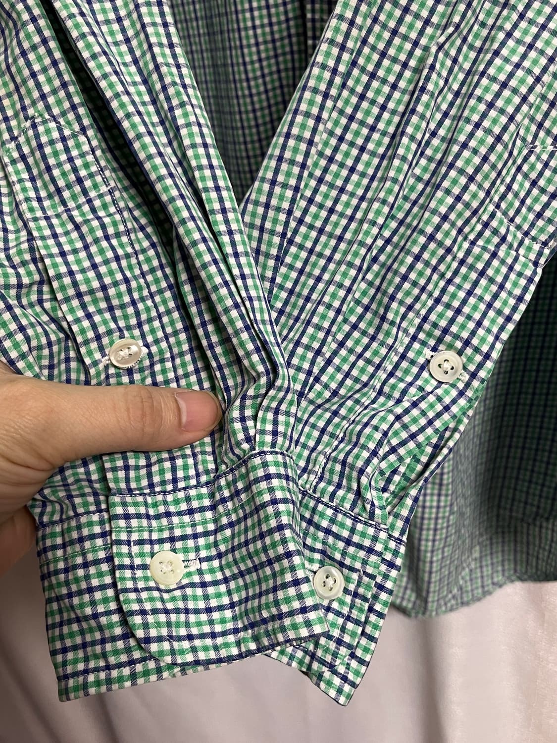 공용 폴로랄프로렌 잔체크 셔츠 남방 100 상품이미지2