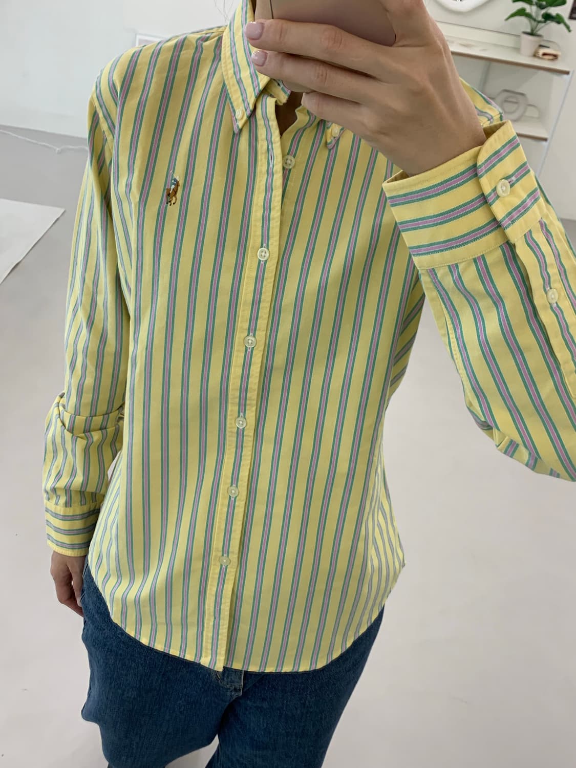 폴로 랄프로렌 여성 스트라이프 셔츠 6 상품이미지7