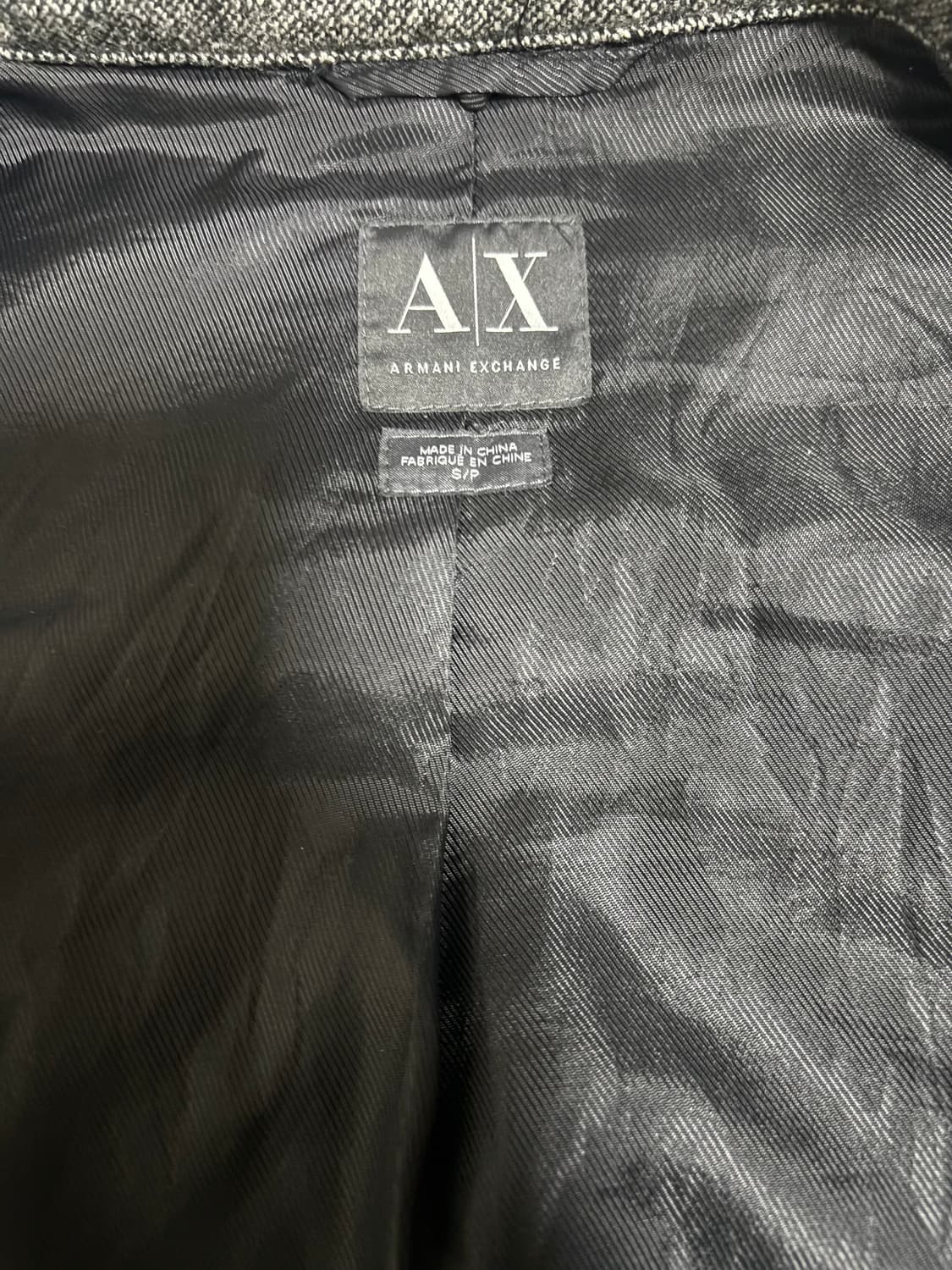 아르마니 익스체인지 하이넥 블루종 자켓 s 상품이미지3