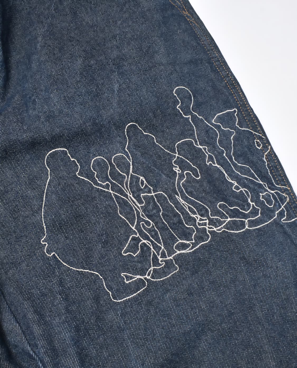 00S 플레티넘 FUBU 데님 멜빵 오버롤 바지 100 상품이미지4