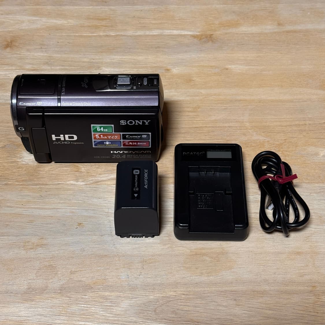 SONY HDR-CX590V 소니캠코더 소니핸디캠 빈티지캠코더 디카 상품이미지1