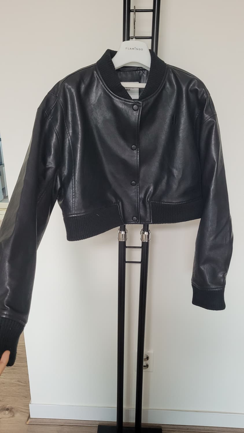 에잇세컨즈  숏레더 자켓_S사이즈 상품이미지3