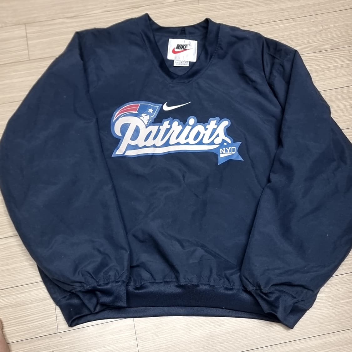 80-90s 나이키 NFL 패트리어츠 바람막이 네이비(라지) 상품이미지1